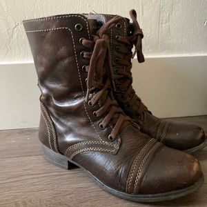 Steve Madden combat boots